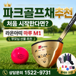 라온아띠 마루 M1 파크골프채 풀셋트 상품 대한파크골프협회 인증상품 신한카드행사 월28.000원